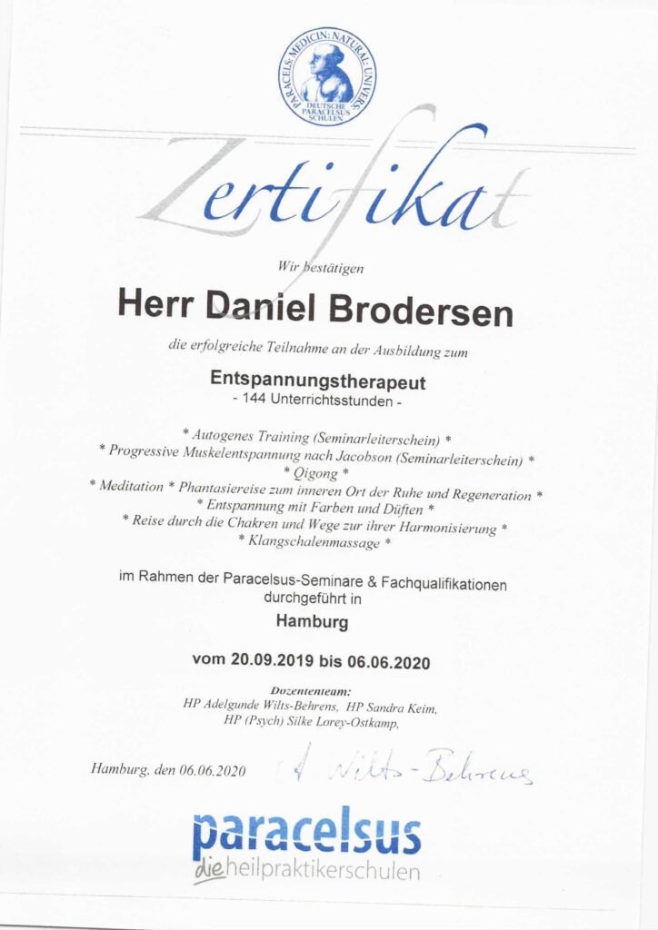 Entspannungstherapeut