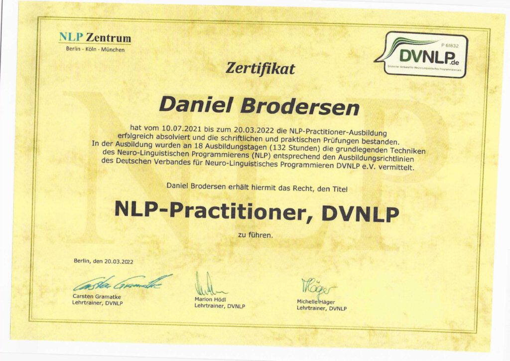 NLP Zertfikat